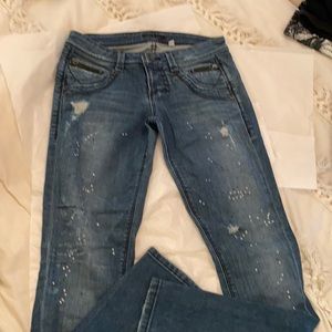 Bebe rhinestone jeans